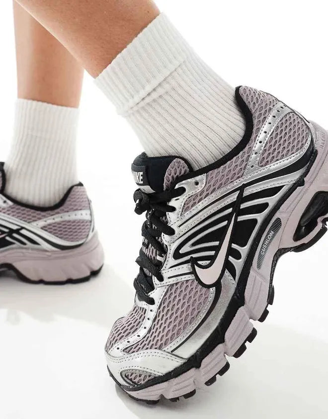 AIR MAX MOTO 2K - Baskets basses - pink rise/pearl pink/metallic silver-coloured/black/smoke grey