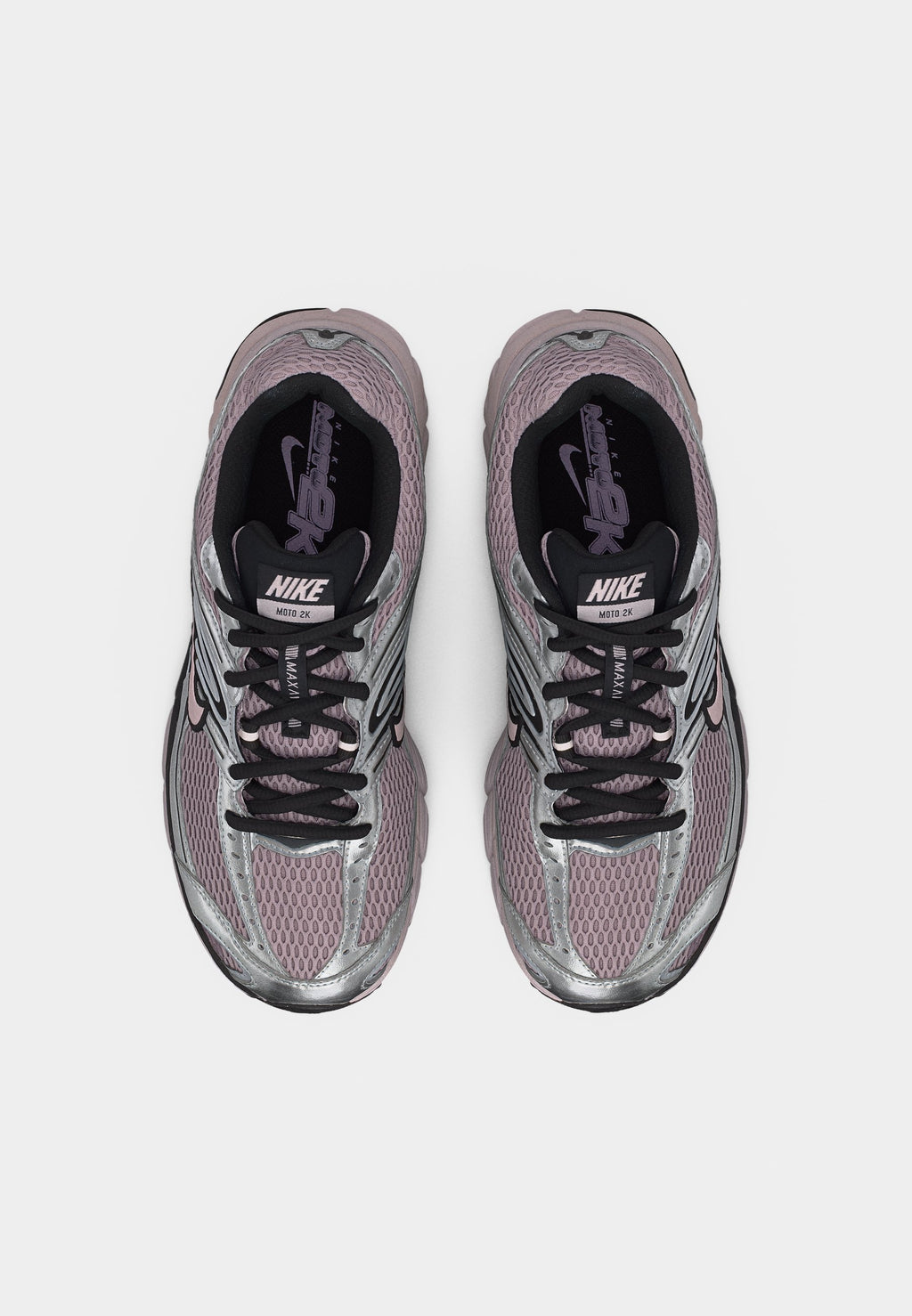 AIR MAX MOTO 2K - Baskets basses - pink rise/pearl pink/metallic silver-coloured/black/smoke grey