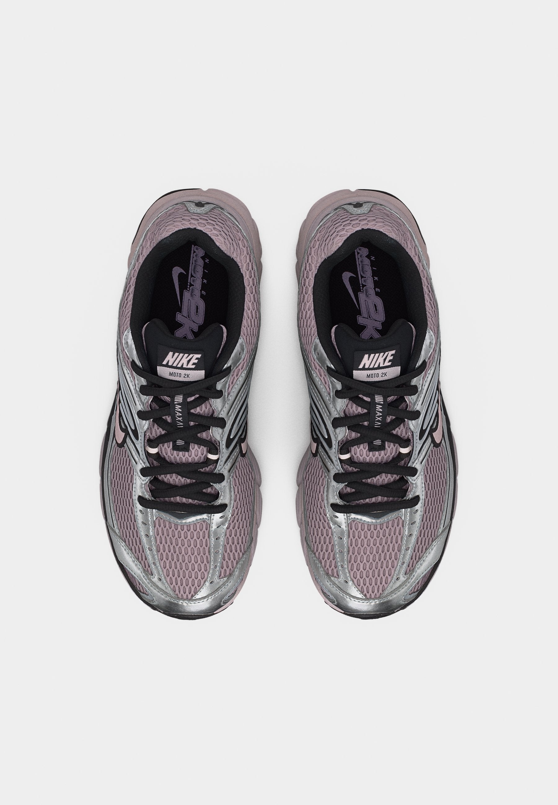 AIR MAX MOTO 2K - Baskets basses - pink rise/pearl pink/metallic silver-coloured/black/smoke grey