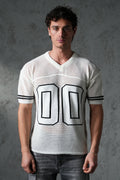 KNITTED MEMBERS JERSEY - IVORY