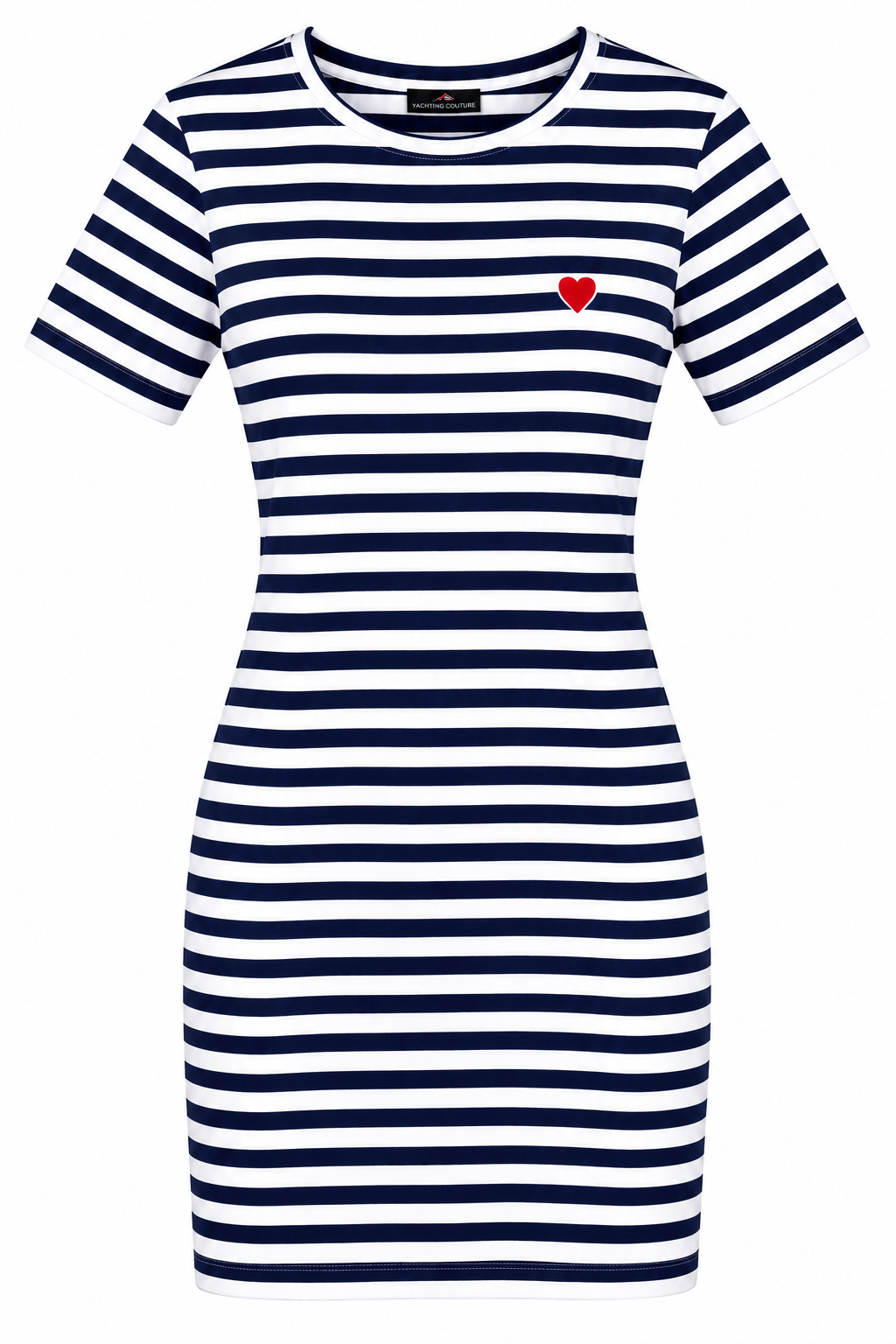 YACHTING COUTURE  SLIM - Robe en jersey - breton/dark night navy
